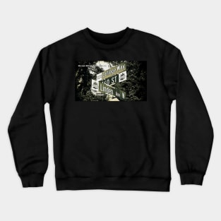 Linden Avenue North, 160th Street, & College Way, Shoreline, WA by MWP Crewneck Sweatshirt